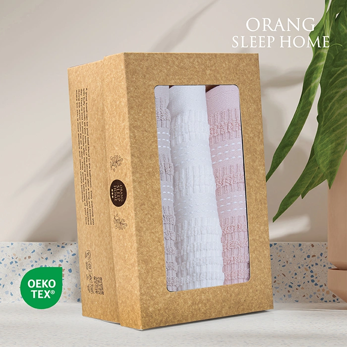 پک هدیه 3 عددی حوله آلین 50×90 روشن Alin